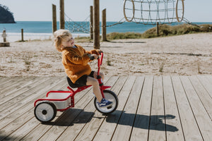 Red Tuff Trike - With Push Bar