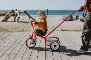 Red Tuff Trike - With Push Bar