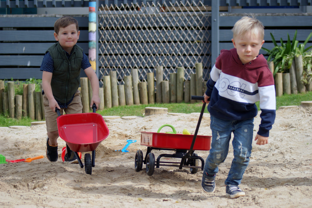 Tri-Ang Wheelbarrow Red waggon